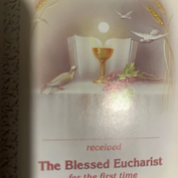 Child of God prayer book gold metallic edging vintage art beautiful - Picture 12 of 14